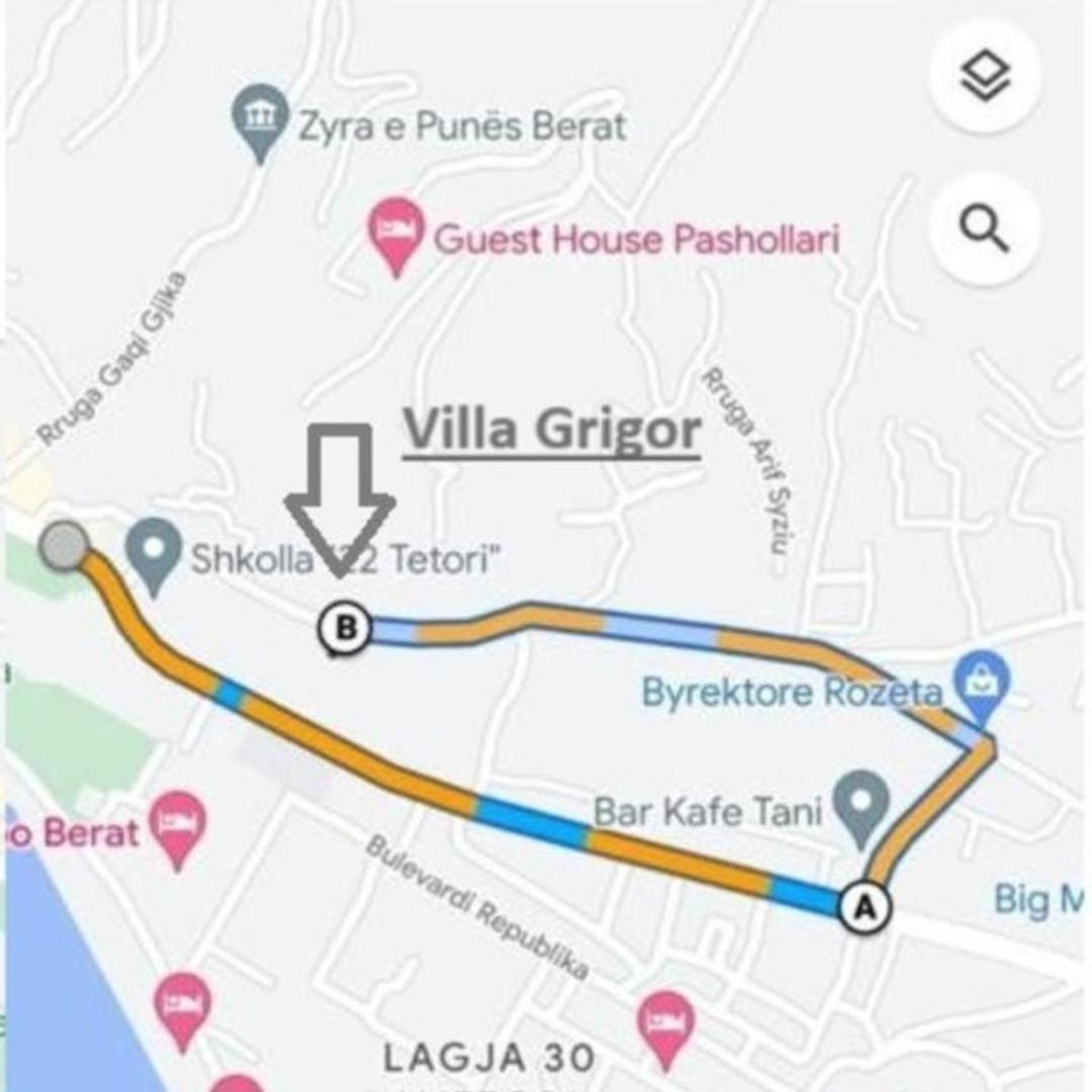 Villa Grigor بيرات المظهر الخارجي الصورة